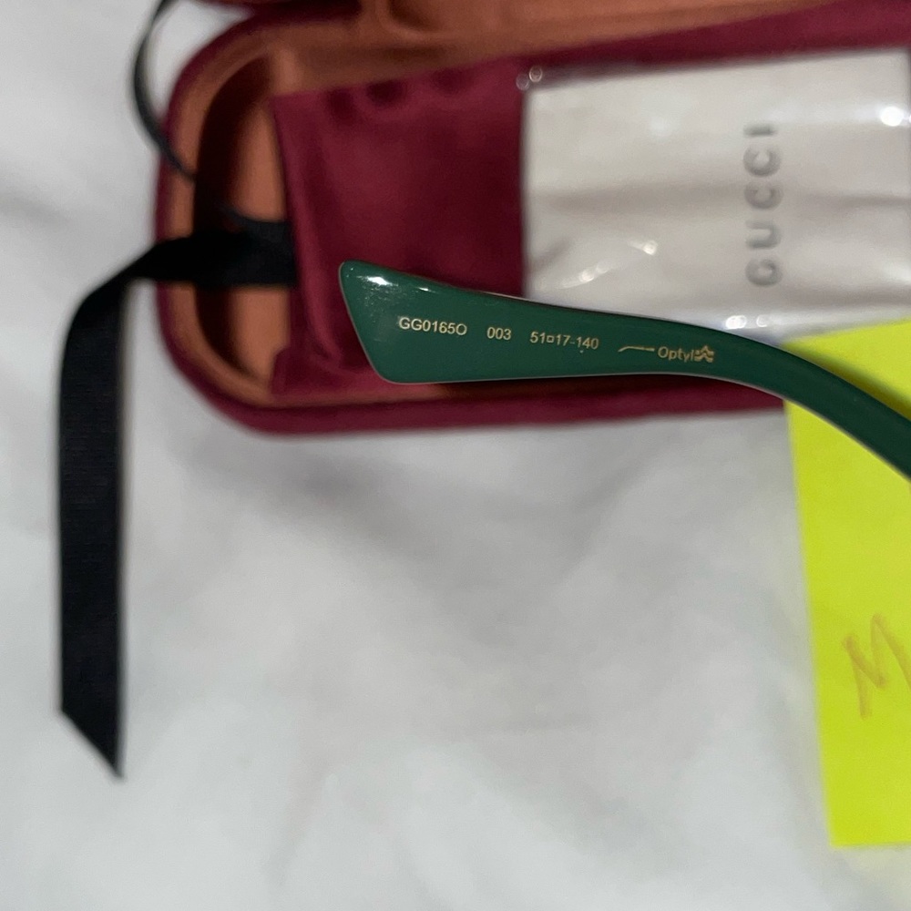 Gucci GG 0165 O- 003 BLACK Eyeglasses Frames - Picture 5 of 12